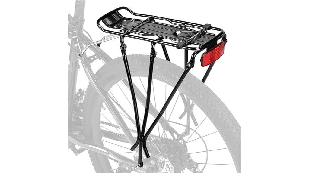 adjustable rear bike rack