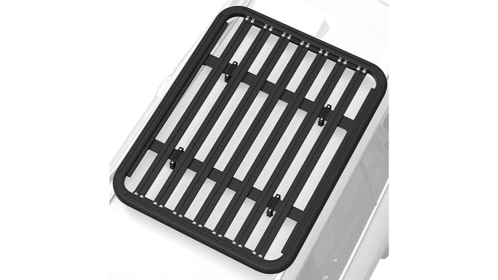 aluminum roof platform dimensions