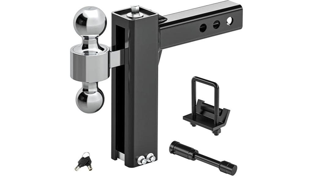 dual size towing ball mount