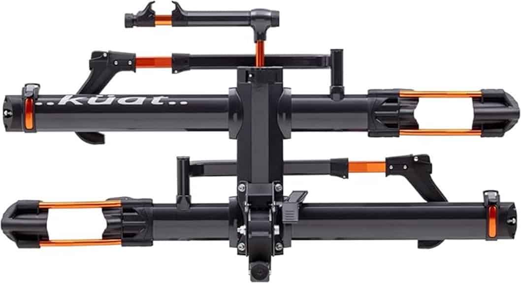 two bike hitch rack