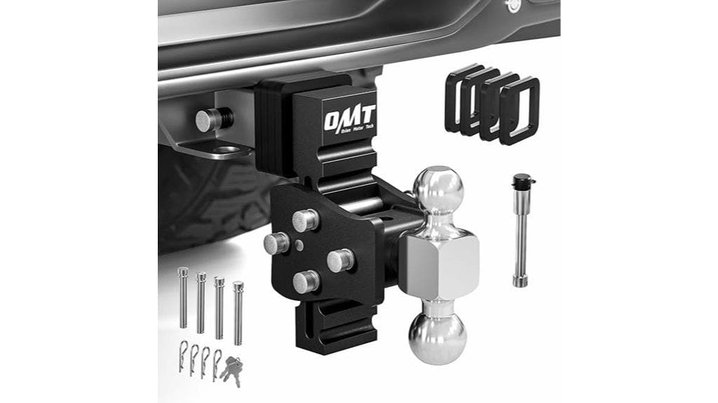 adjustable 2 5 trailer hitch