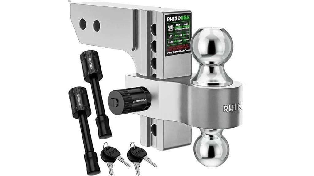 adjustable 2 inch trailer hitch