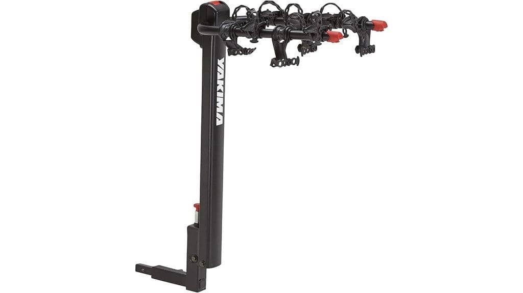 four bike hitch mount rack