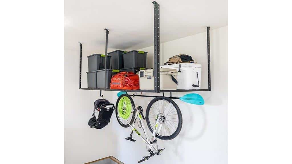 garage storage rack hooks
