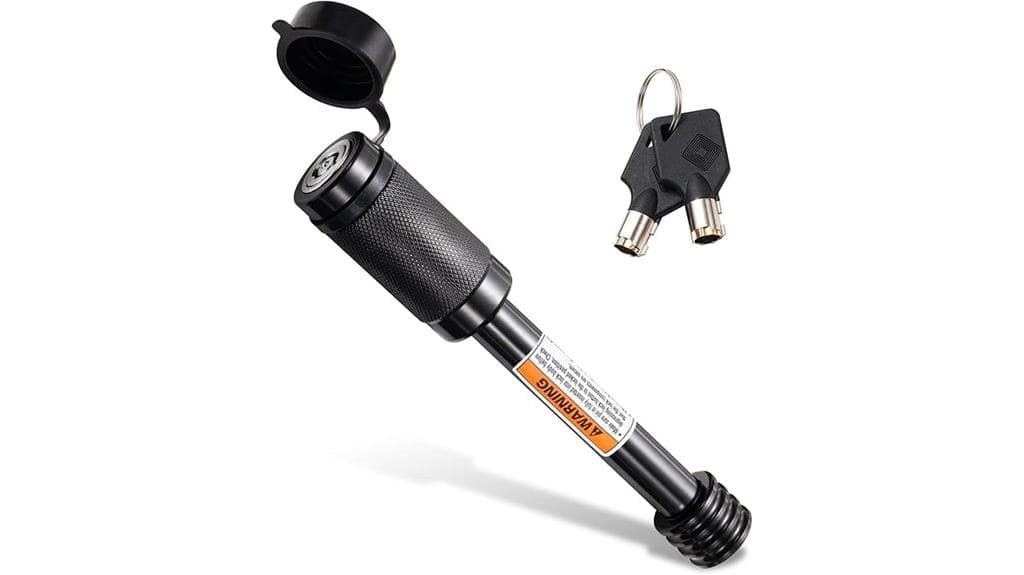hitch receiver pin lock