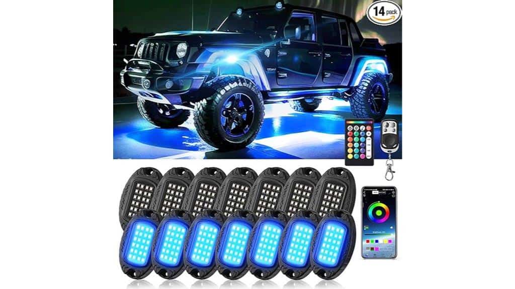 rgb led rock lights