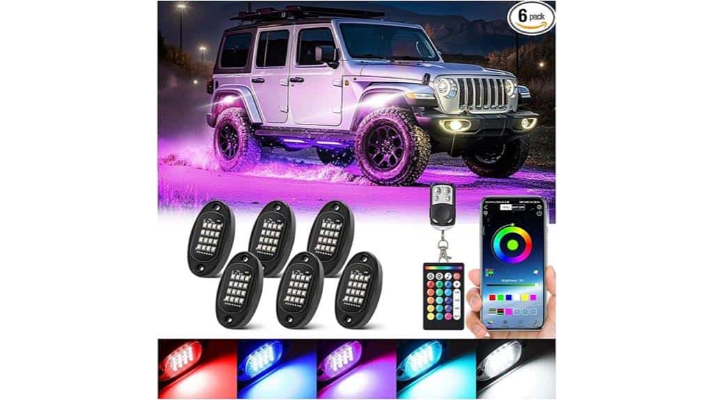 rgb led rock lights
