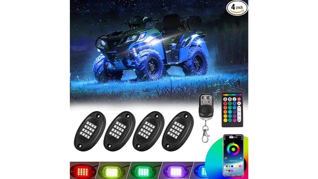 rgb led rock lights
