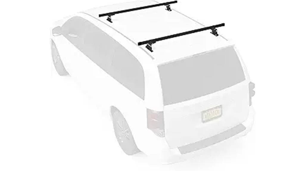 steel ladder van rack