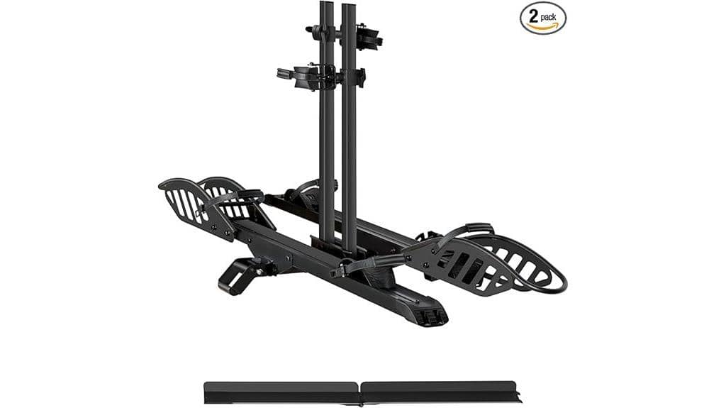 two bike e bike rack