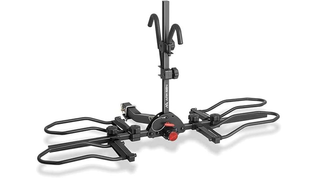 two bike hitch rack