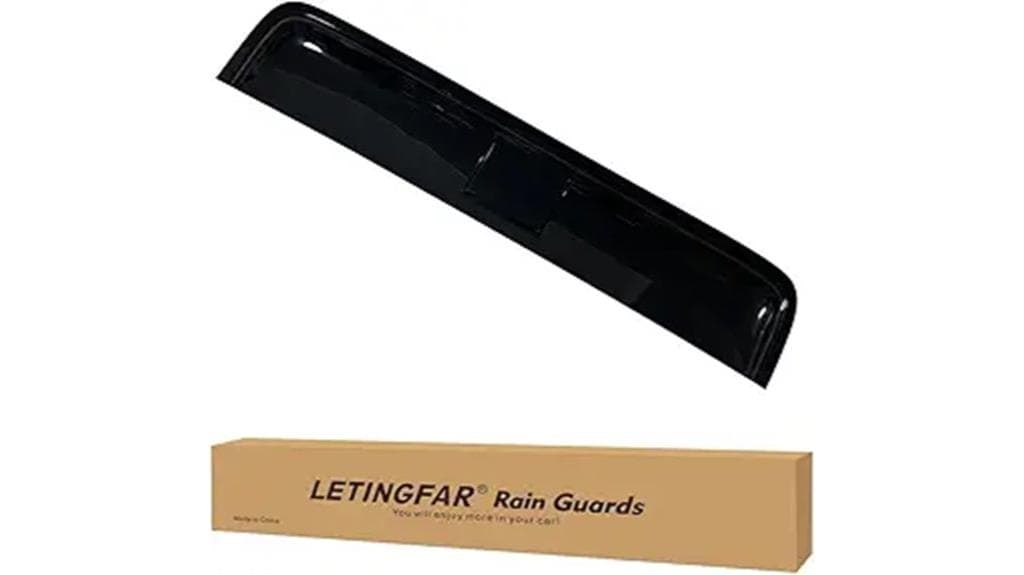 universal tinted moonroof deflector