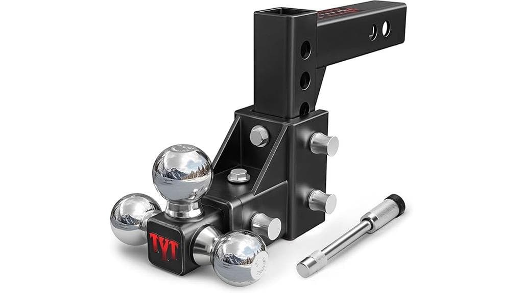 versatile towing hitch mount